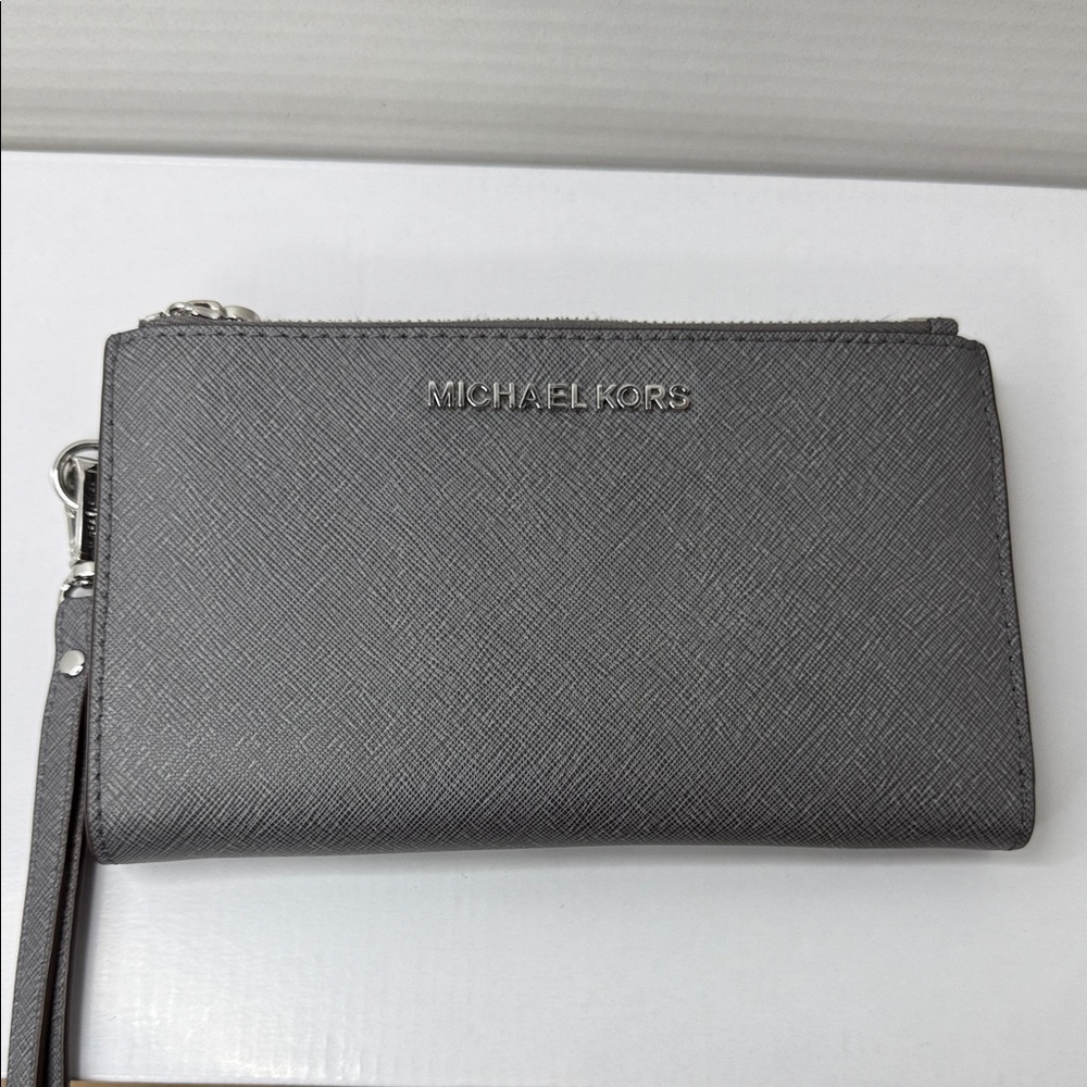 Michael Kors Charcoal Wristlet